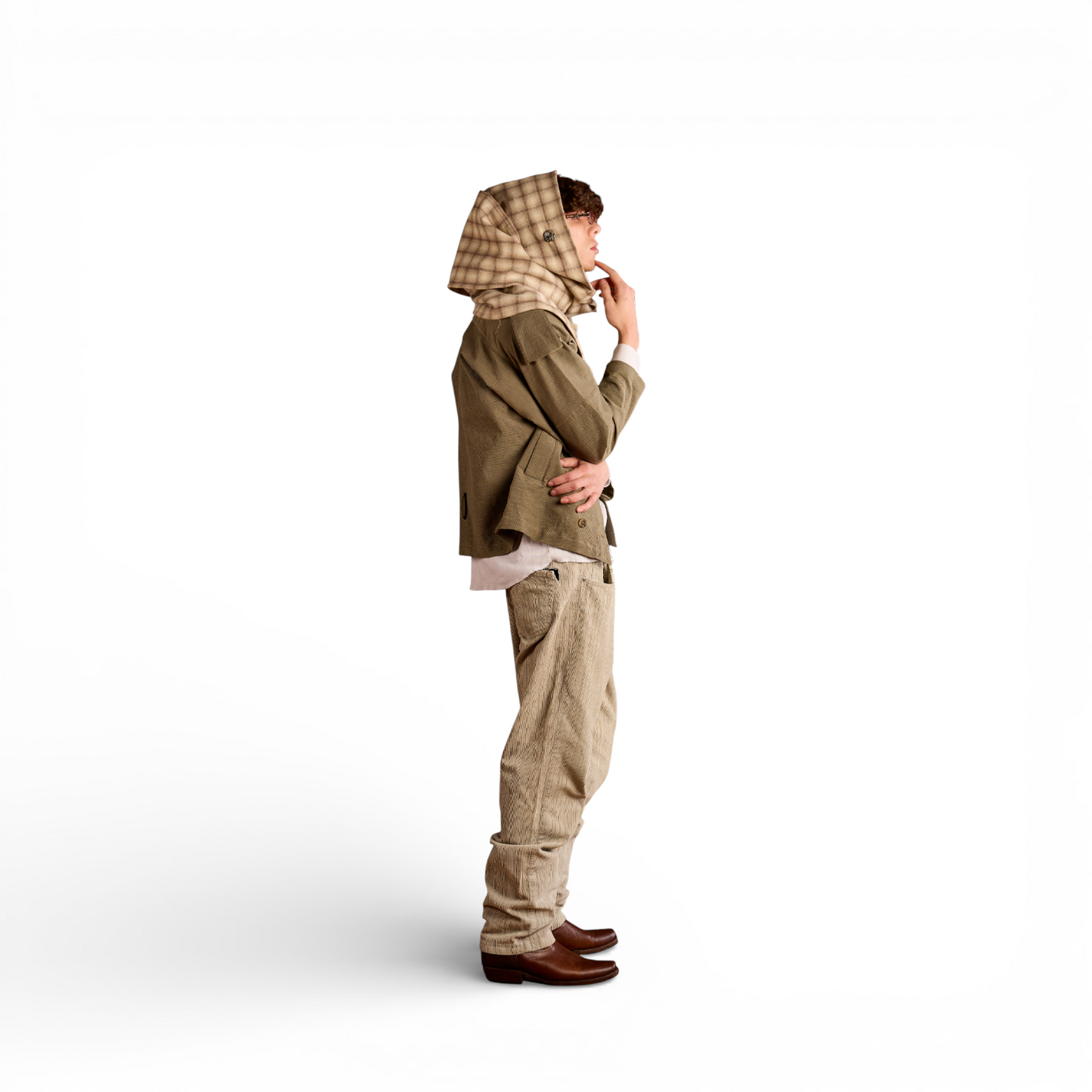 Rei's "French Vanilla" Hooded Scarf II