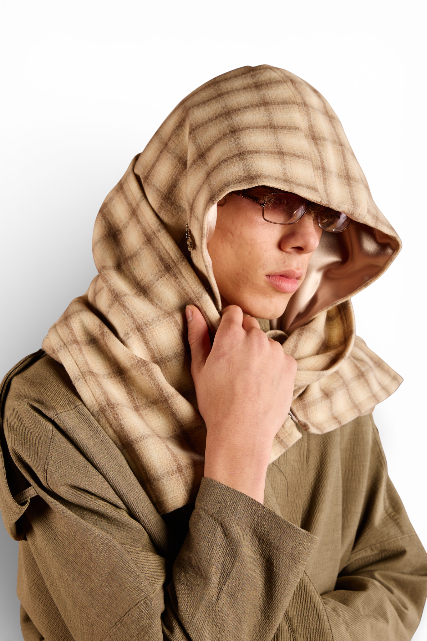Rei's "French Vanilla" Hooded Scarf II