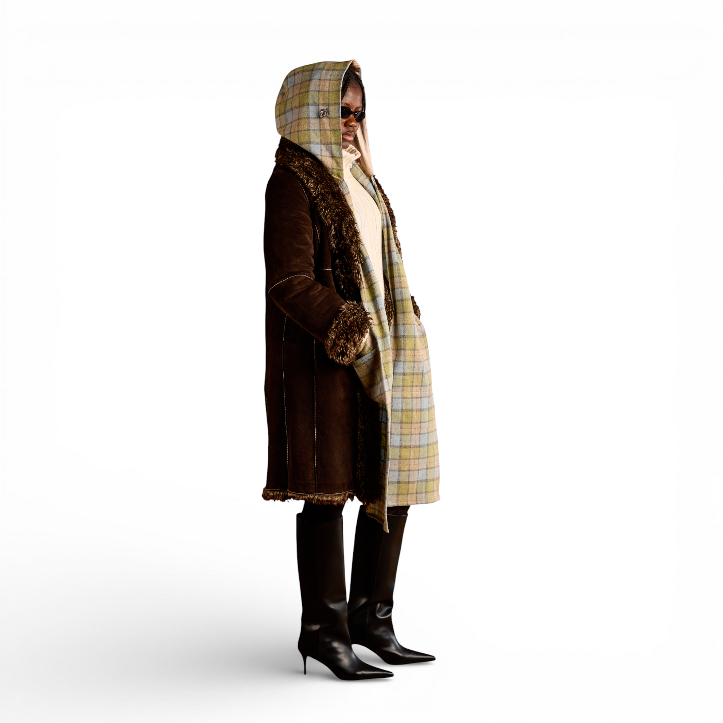 Rei's "Sea Moss" Hooded Scarf II